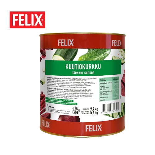 Felix Pickled Gherkin Cubes 9,7/5,6 kg