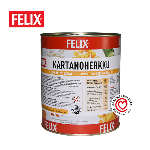 Felix Kartanoherkku 3,2/2,1 kg, salad without vinegar