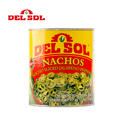Del Sol Green Sliced Jalapeños 2.83 kg