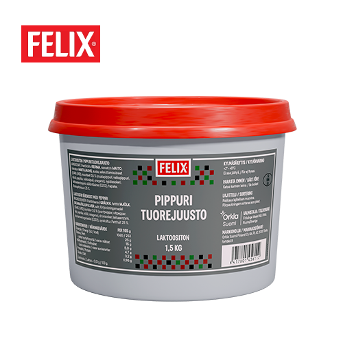 Felix Pepper Cream Cheese 1,5 kg,  lactose free