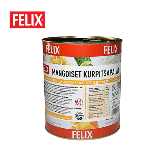 Felix Pumpkin Pieces with Mango taste 3,0/1,9 kg, vinegar-free